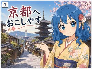 Kyoto Anime Travel Meme Panel