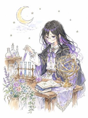 Storybook Watercolor Alchemist