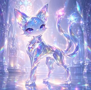 Crystal Cat Familiar