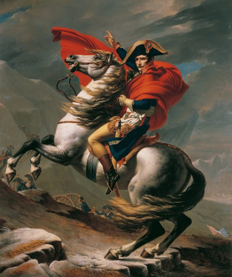 Minimalist Geometric Napoleon Portrait reference image 1