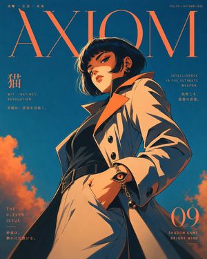 Модная обложка Axiom «Кошачий глаз»