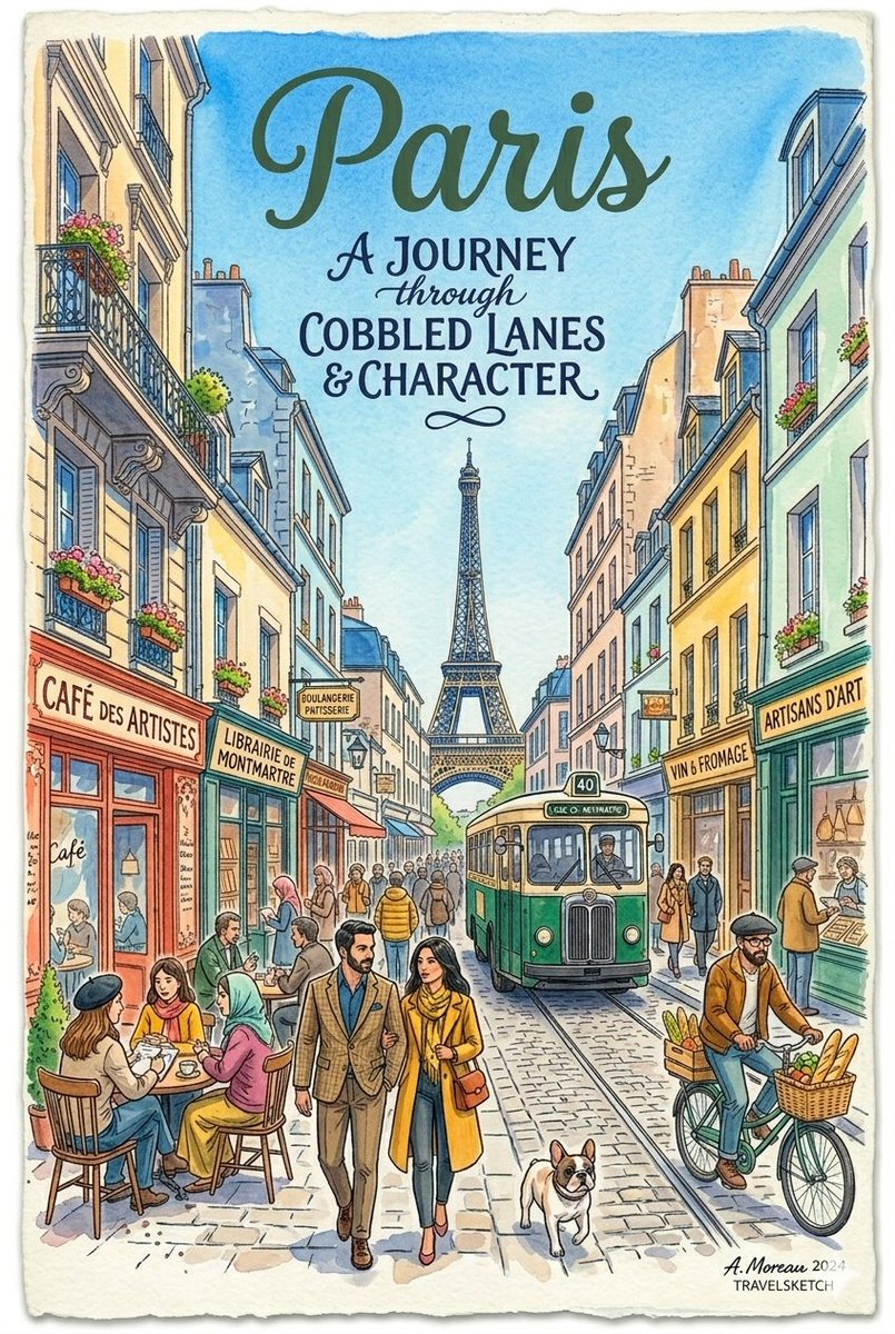 Vintage Watercolor Travel Posters 2