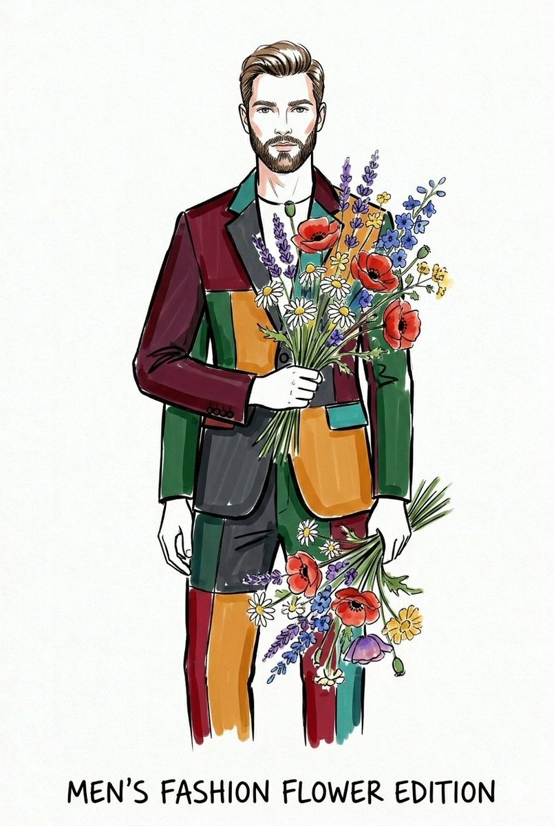 Comic / Storyboard - Watercolor Fashion Illustration Sketch - Image 1