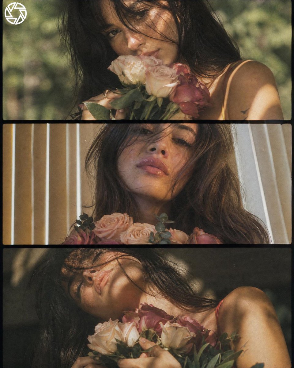 Cinematic Romantic Floral Portrait