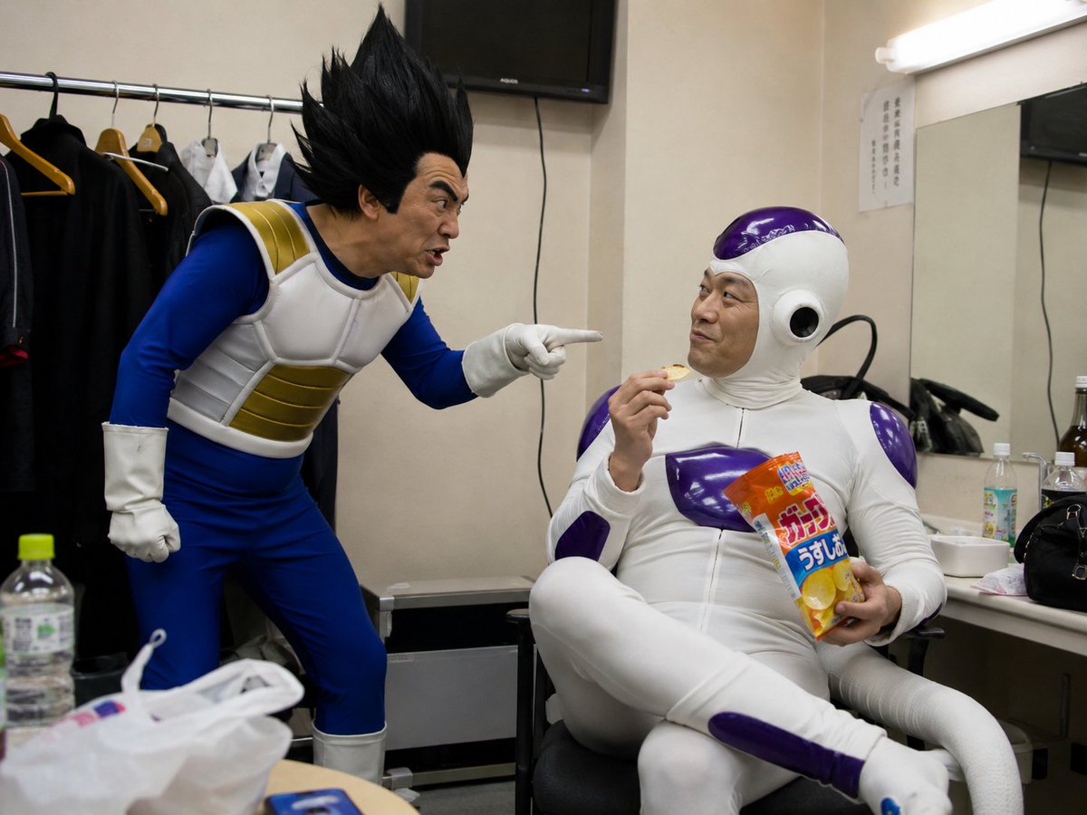 Vegeta and Frieza Cosplay Comedy example 2