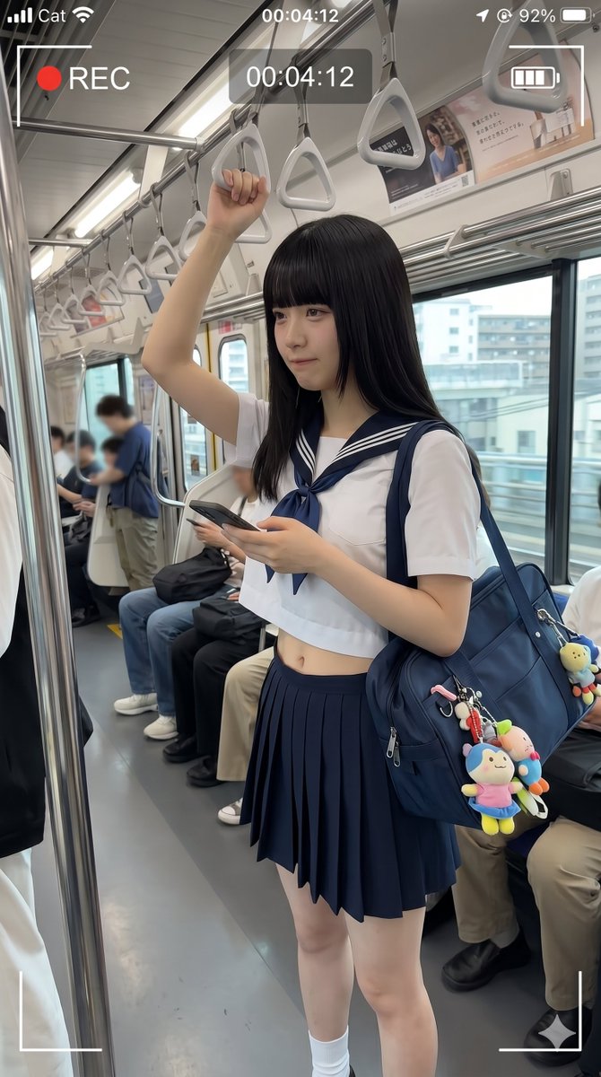 Japanese Train Schoolgirl Phone Recording example 2