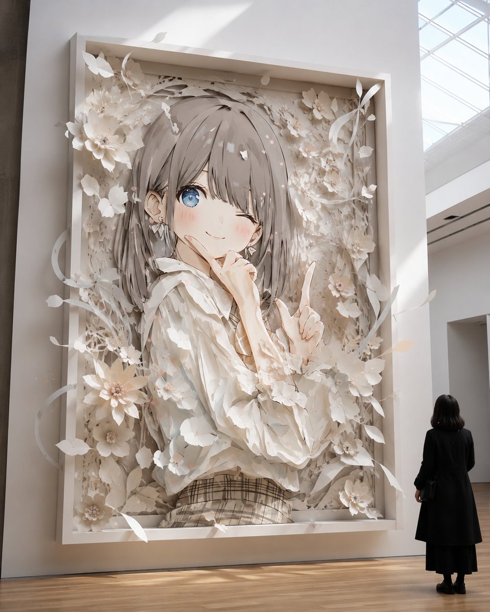 Museum Papercraft Anime Portrait example 2
