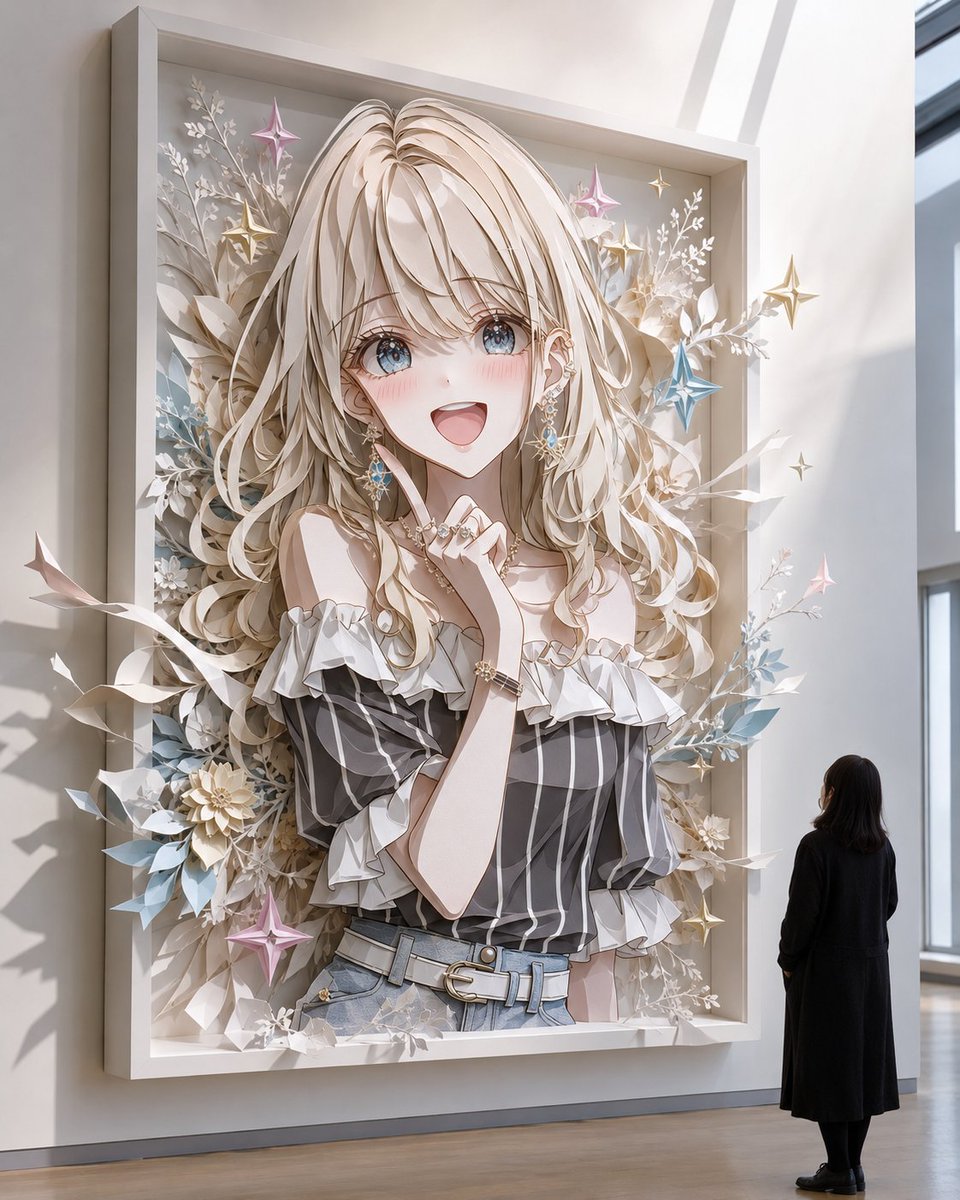 Museum Papercraft Anime Portrait example 3