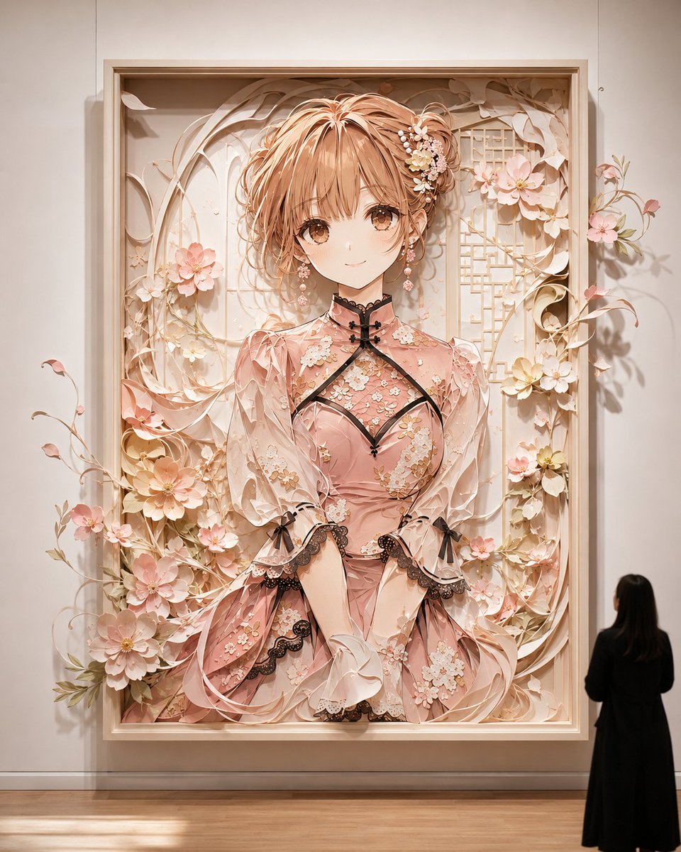 Museum Papercraft Anime Portrait example 4