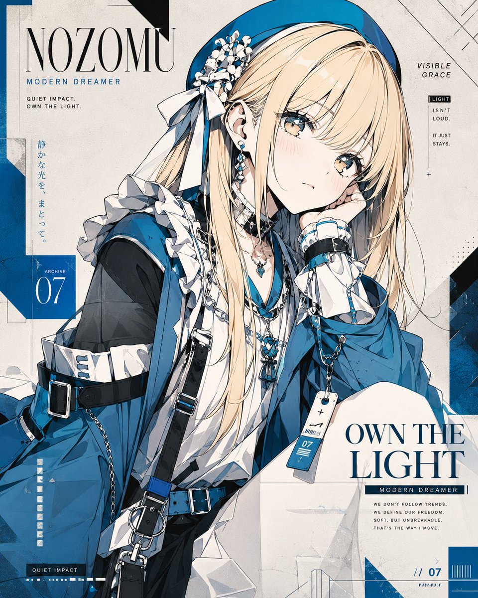 Anime Fashion Poster Nozomu example 2
