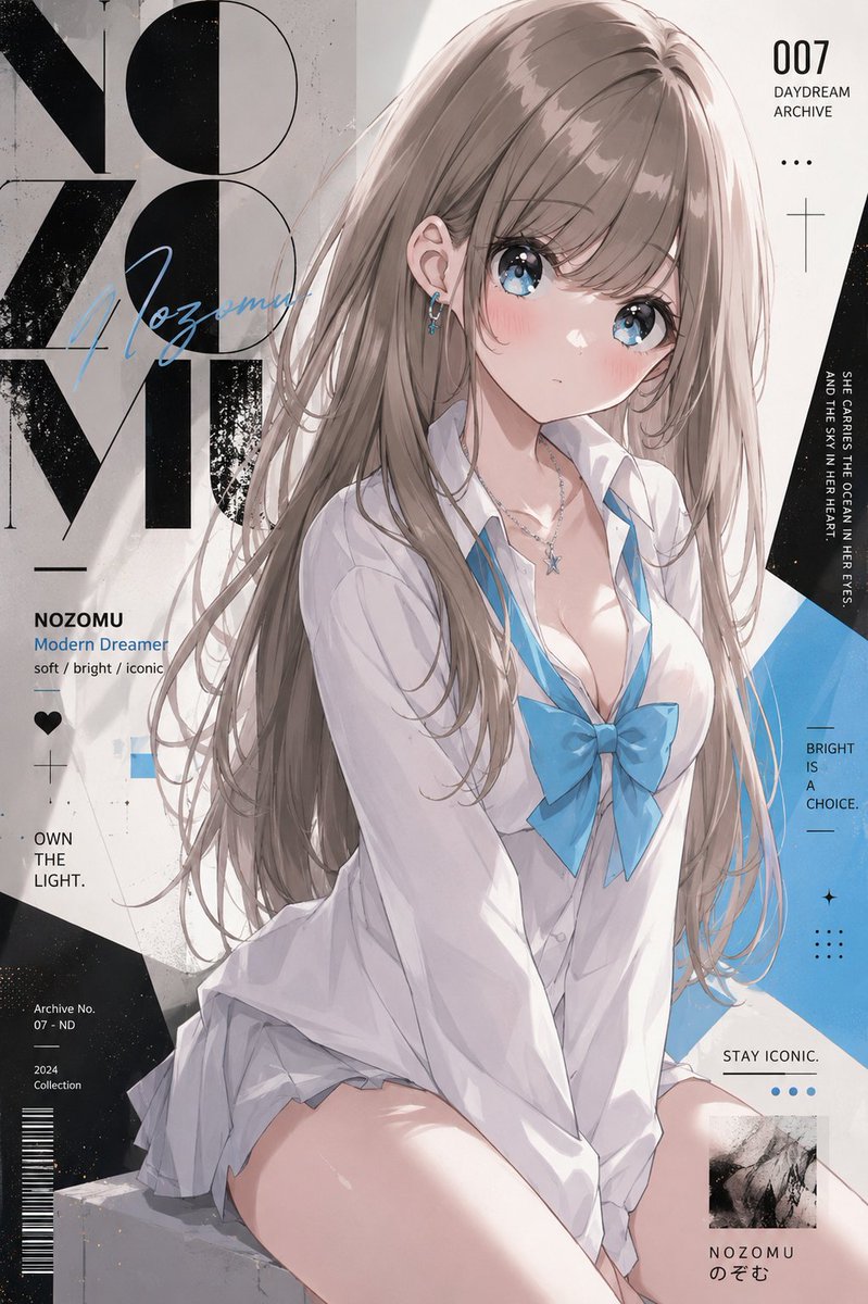 Anime Fashion Magazine Poster example 3