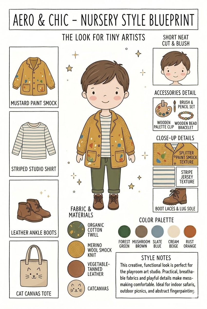 Infographic / Edu Visual - Nursery Fashion Style Blueprint Infographic - Image 2