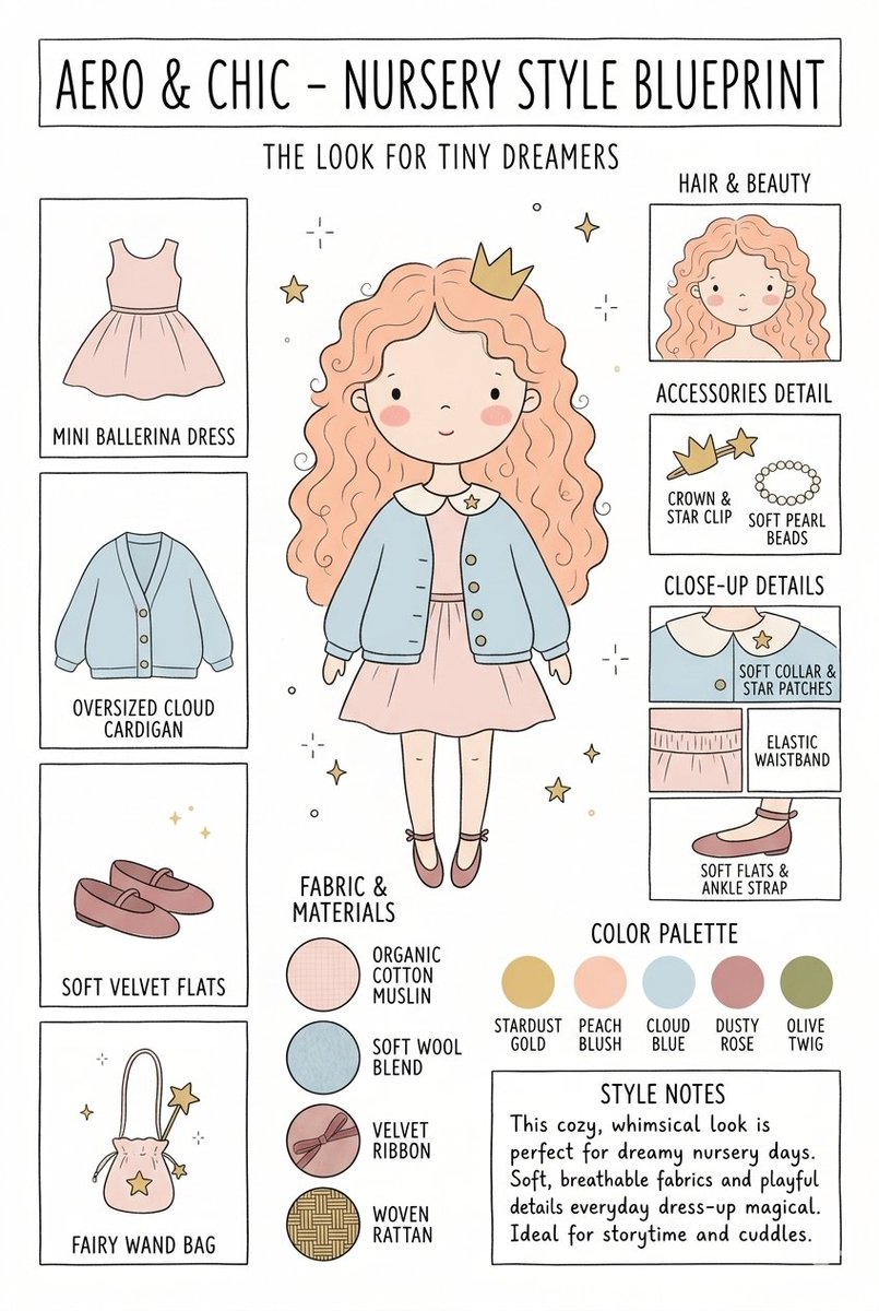 Infographic / Edu Visual - Nursery Fashion Style Blueprint Infographic - Image 1