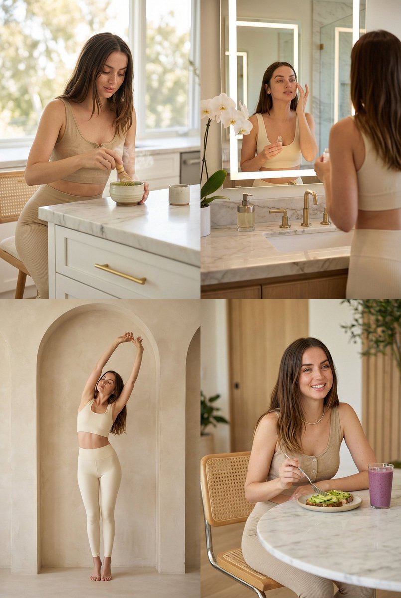 Aspirational Wellness Grid Collage 案例图