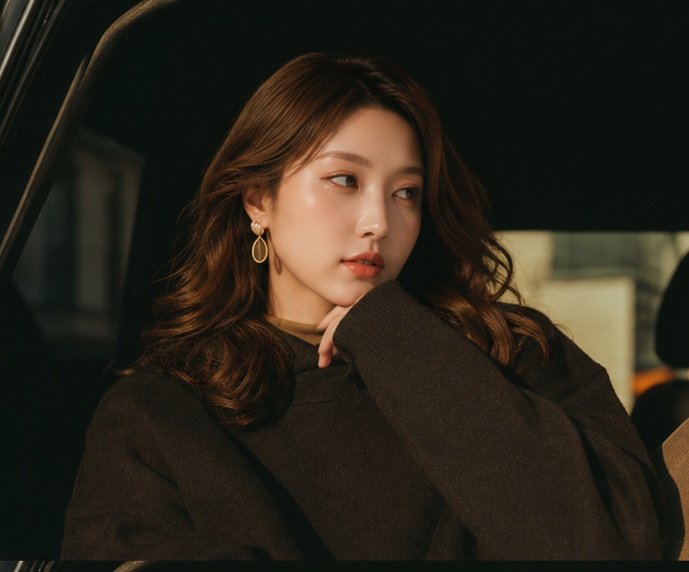 Cinematic Portrait Collage of an East Asian Woman example 2