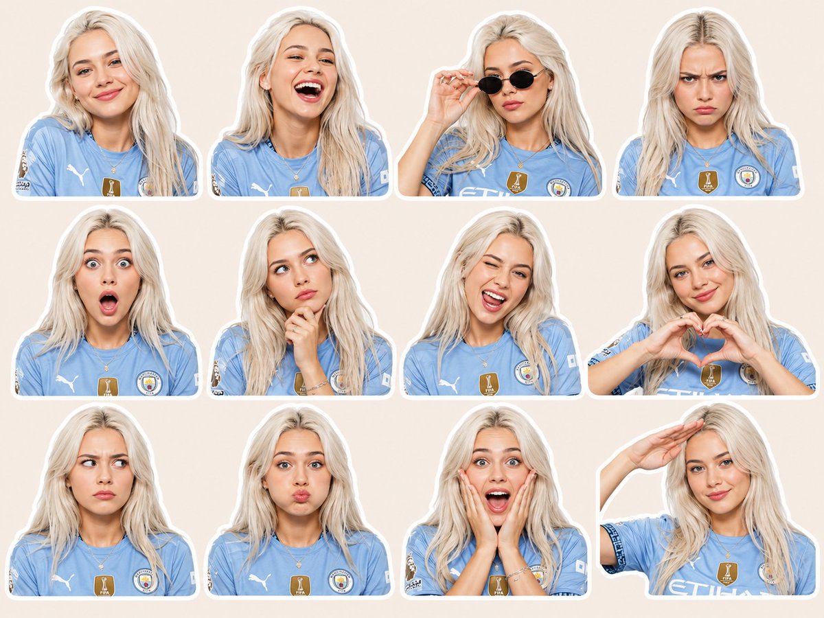 Football Jersey Sticker Pack Design 案例图