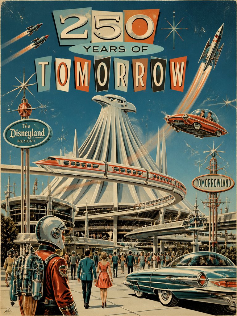 Tomorrowland Retro Streetwear Illustration 案例图