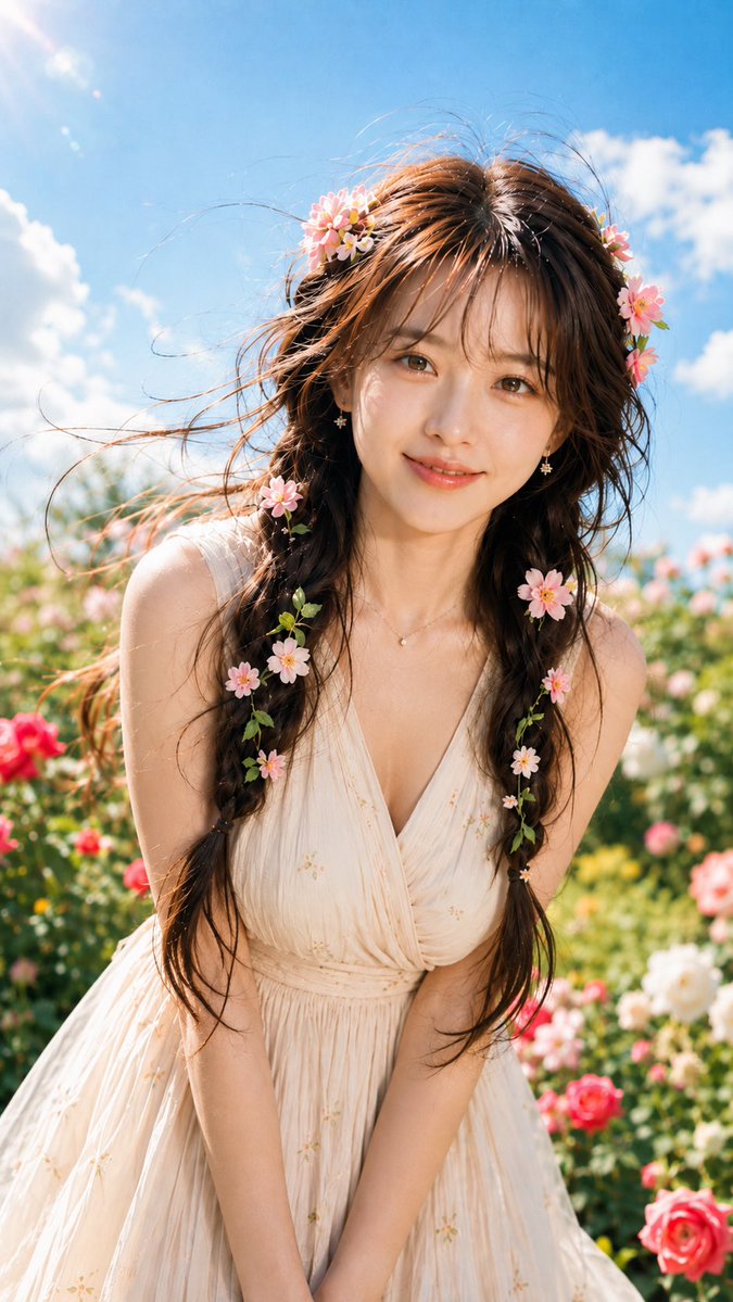 Morning Flower Garden Portrait 案例图