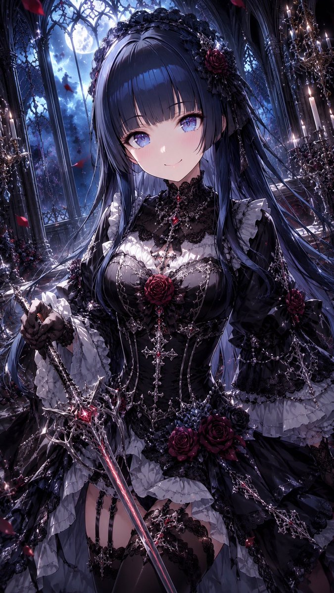 Elegant Gothic Lolita Character Transformation example 2