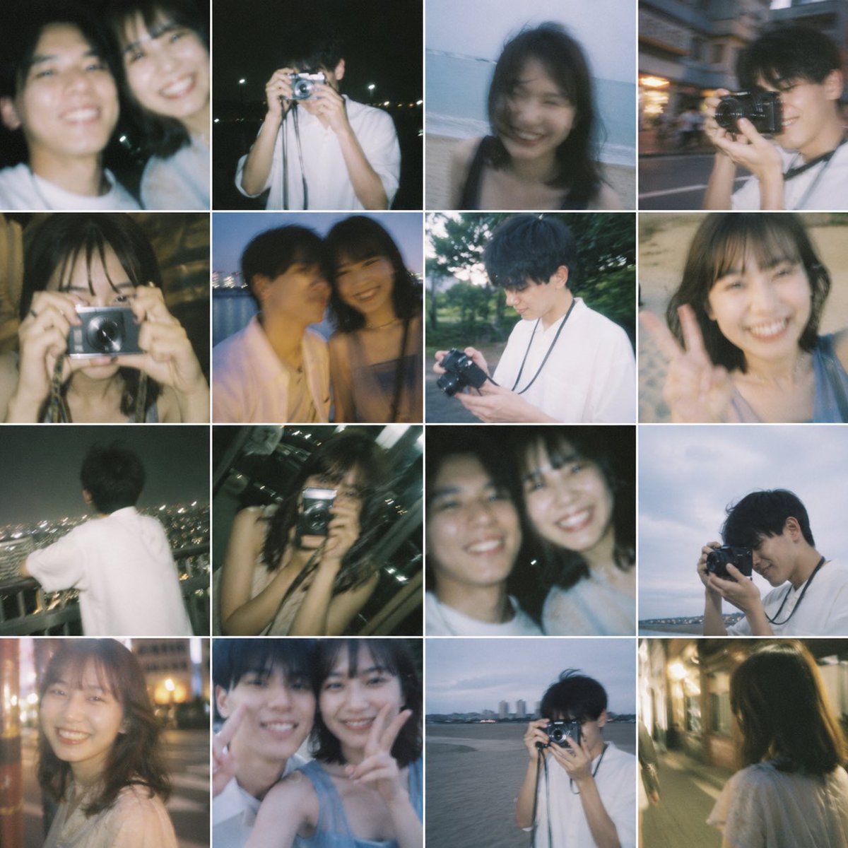 Nostalgic Romantic Film Collage 案例图