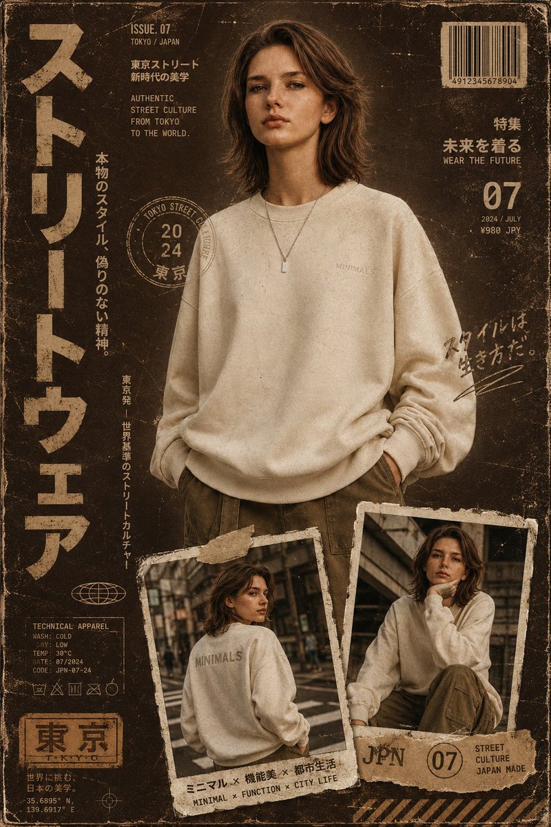 Streetwear Magazine Layout Template