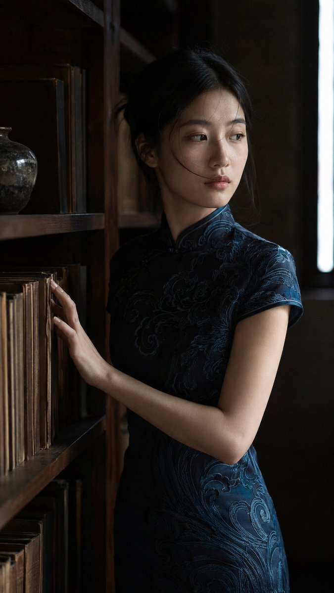 Authentic Qipao Interior Portrait
