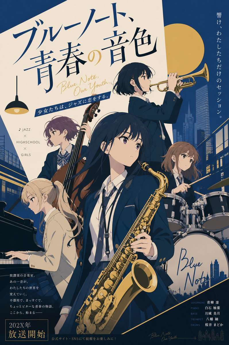 Jazz Theme Anime Key Visual
