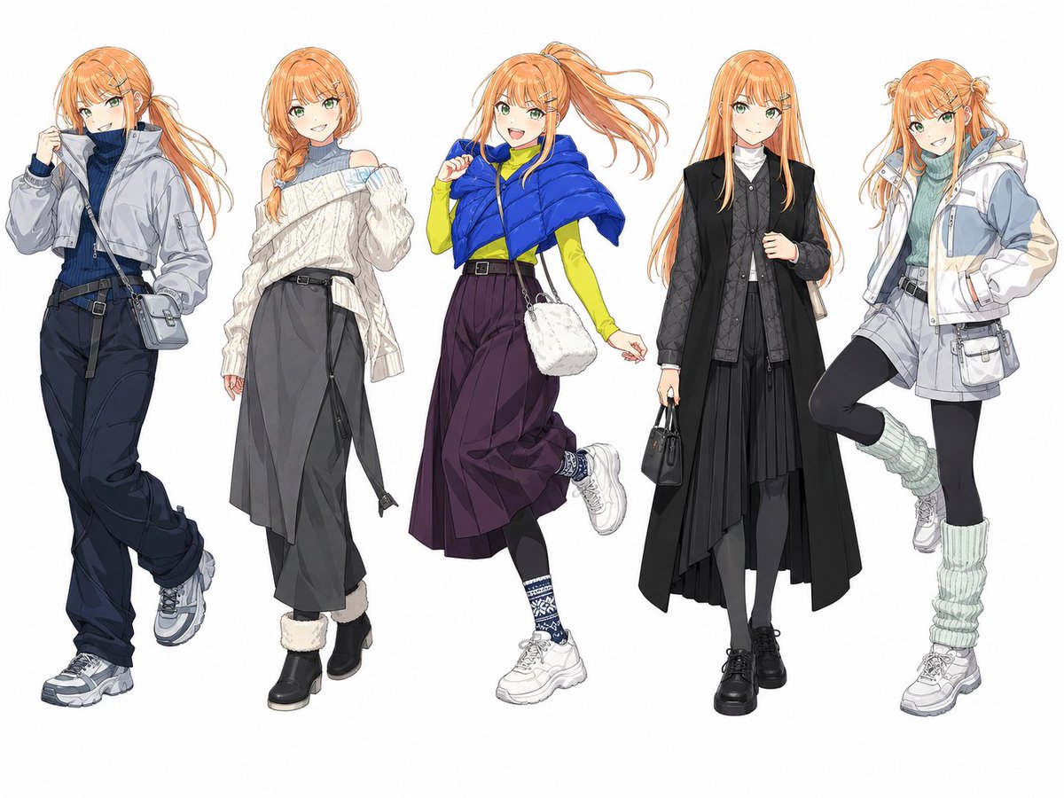 Anime Winter Fashion Lineup