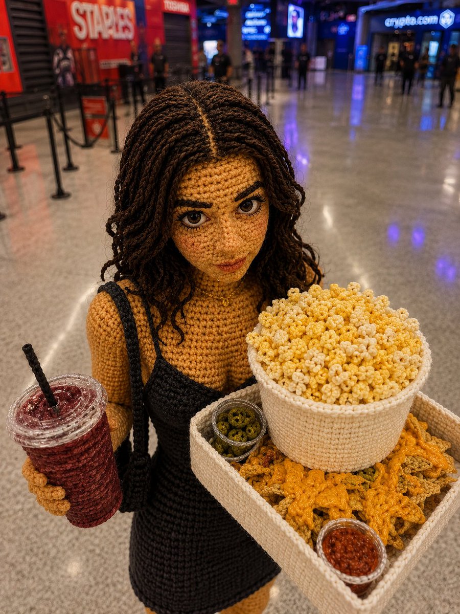 Crochet Doll Movie Snacks