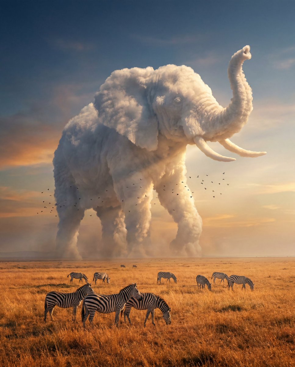 YouTube Thumbnail - Majestic Elephant Cloud Photography - Image 2