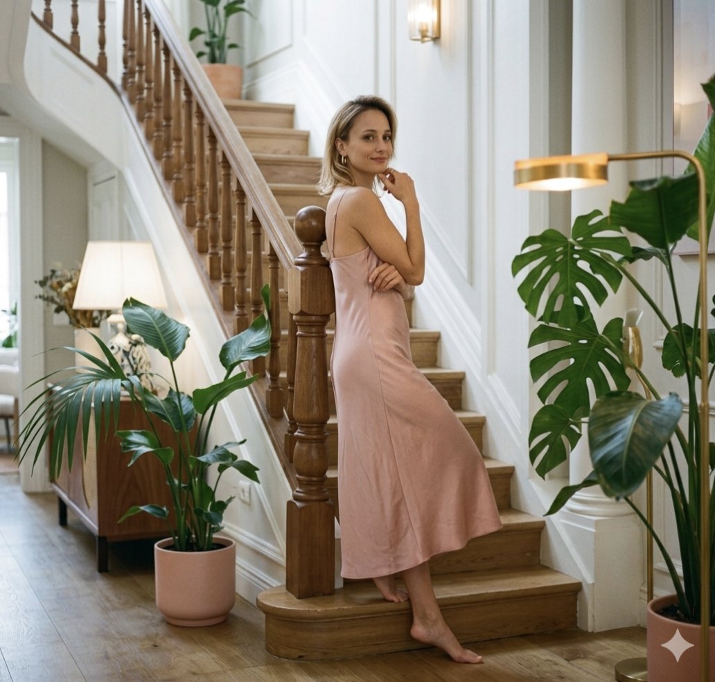 E-commerce Main Image - Elegant Interior Staircase Portrait - Image 1