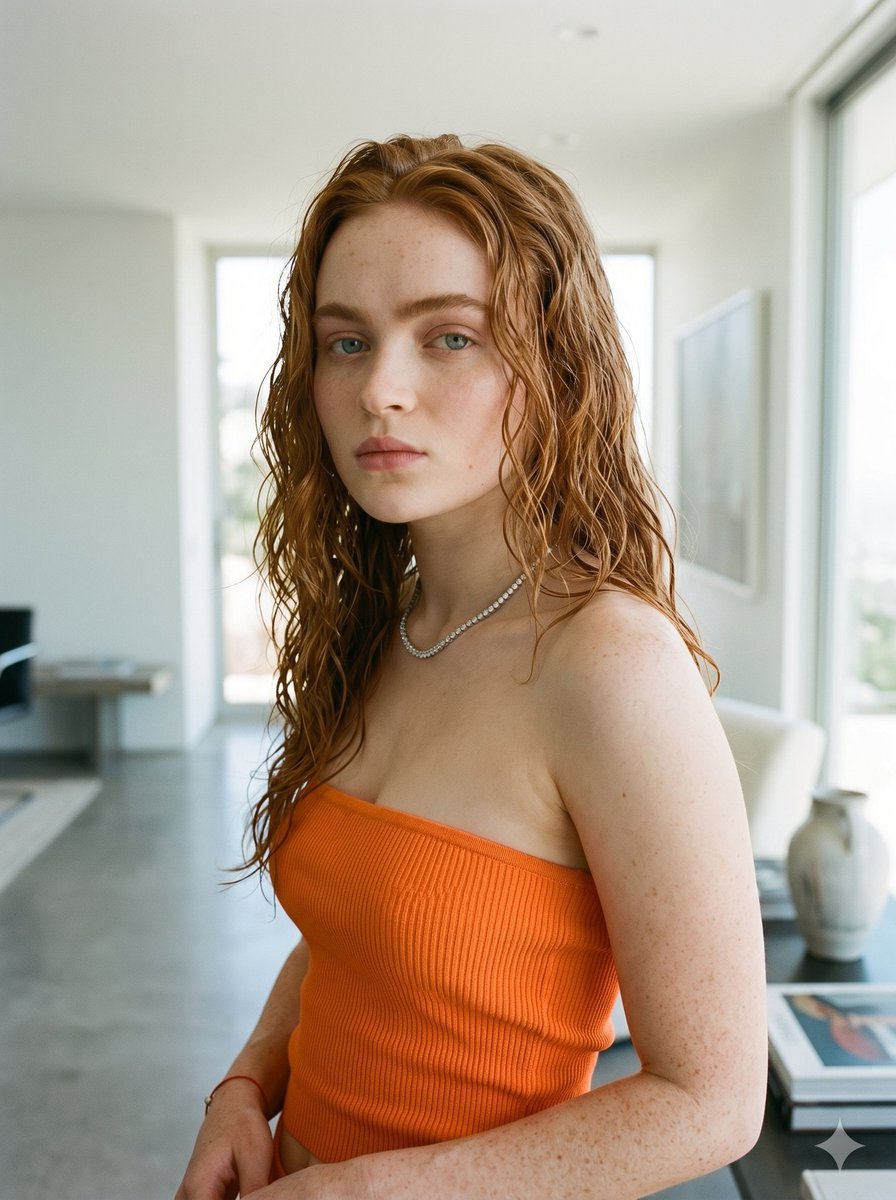 Sample output image for Minimalist Indoor Portrait Photography