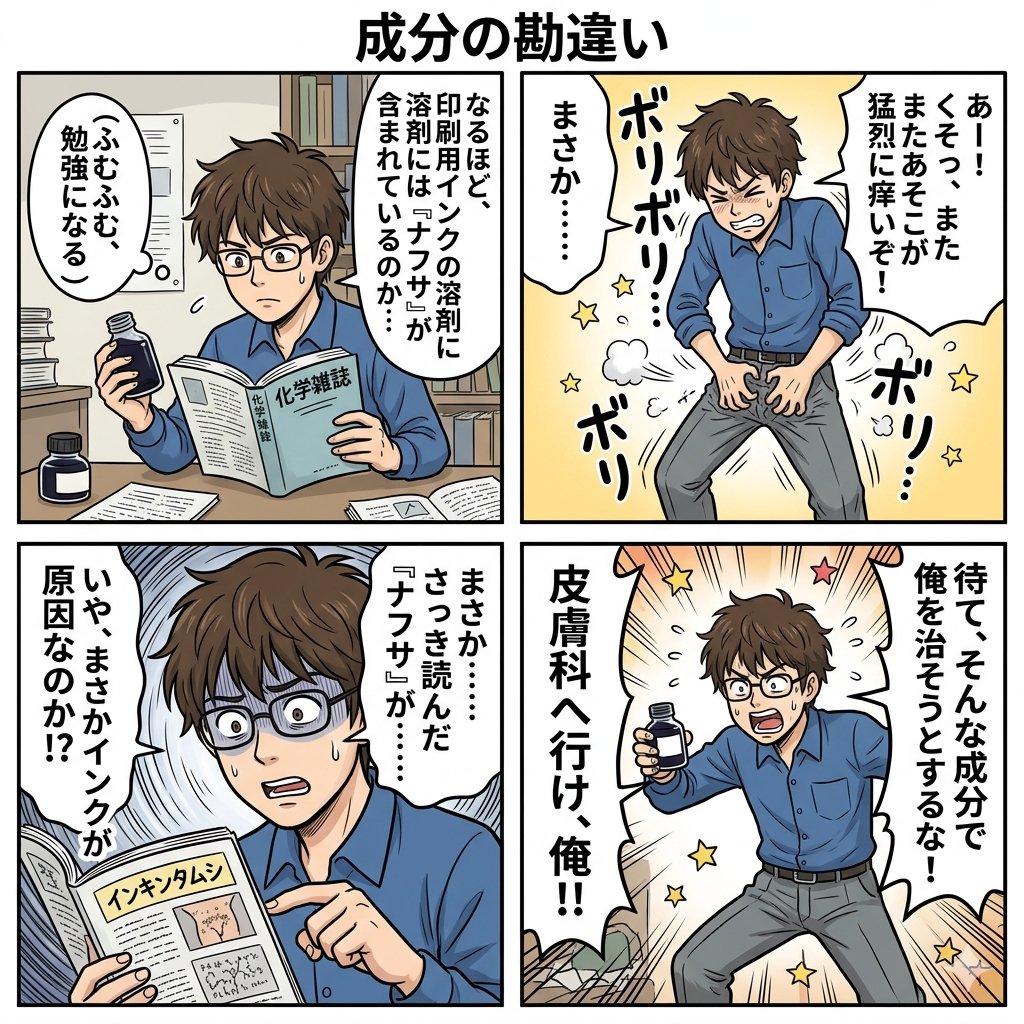 Sample output image for Component Differences Four-Panel Manga
