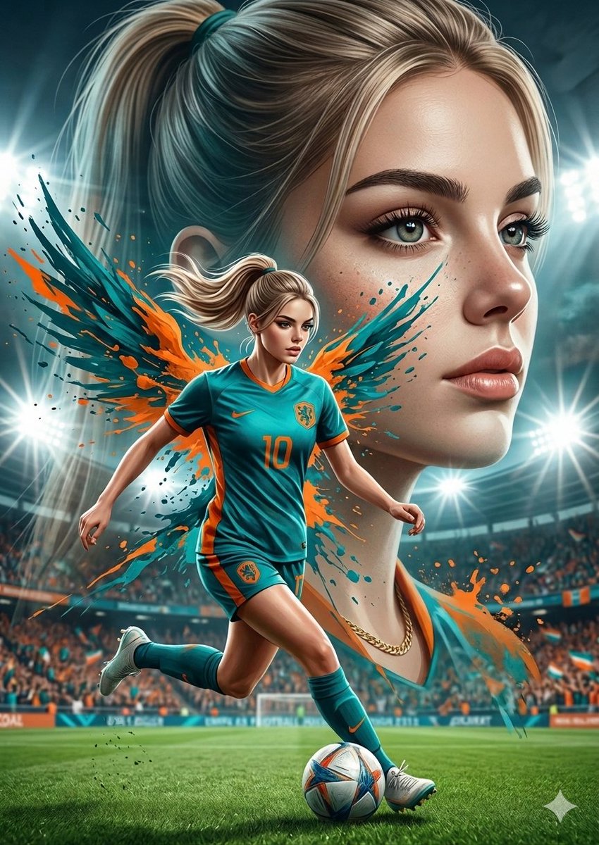 Sample output image for Double Exposure Football Poster