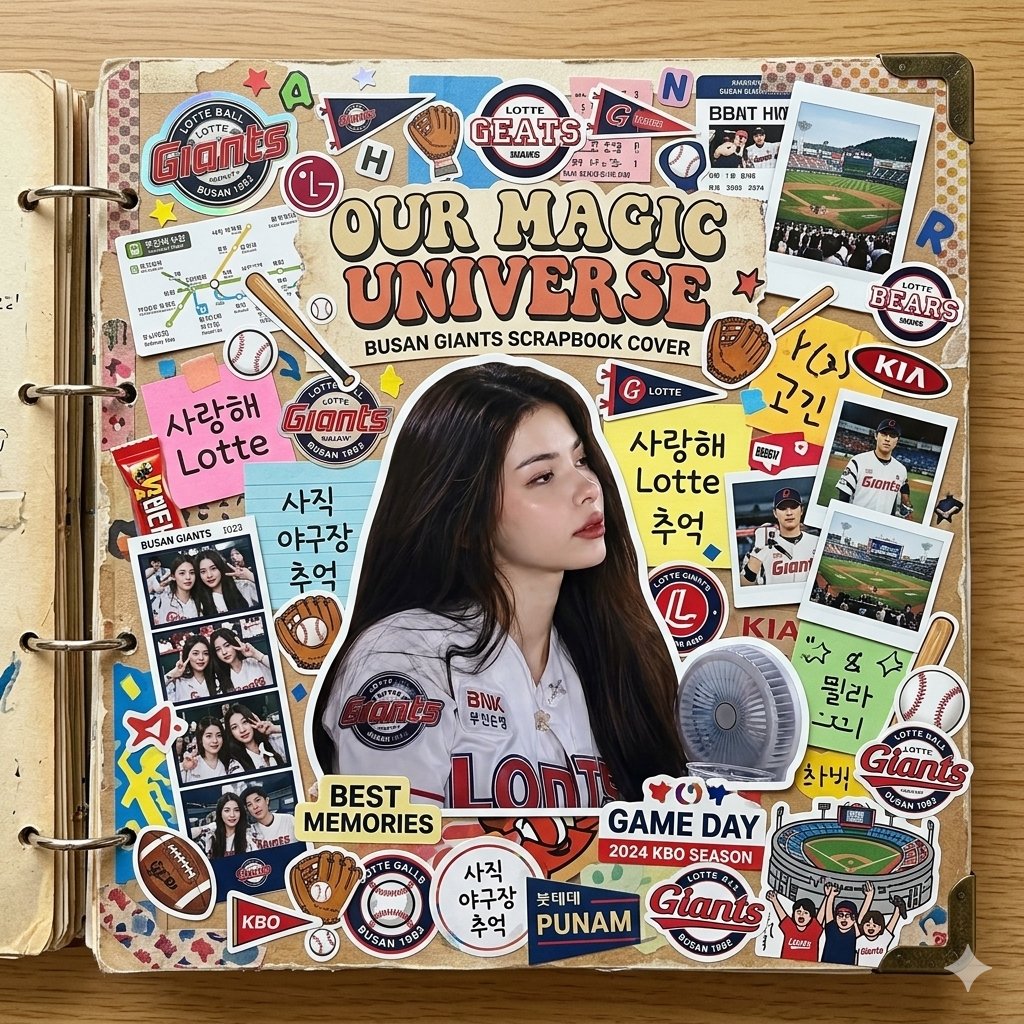 Sample output image for Scrapbook Cover Sticker Collage Effect