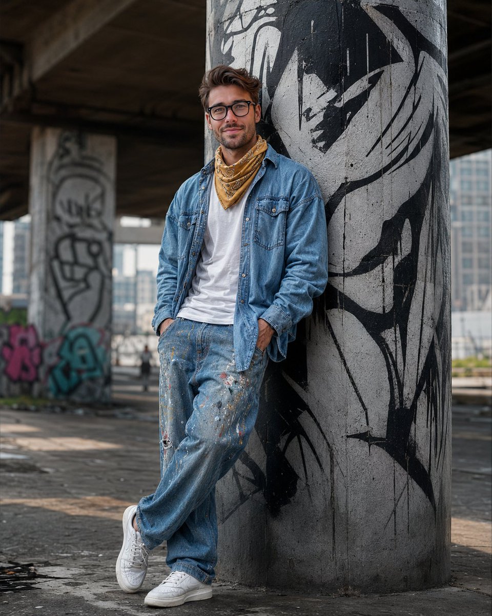 South Asian Streetwear Portrait