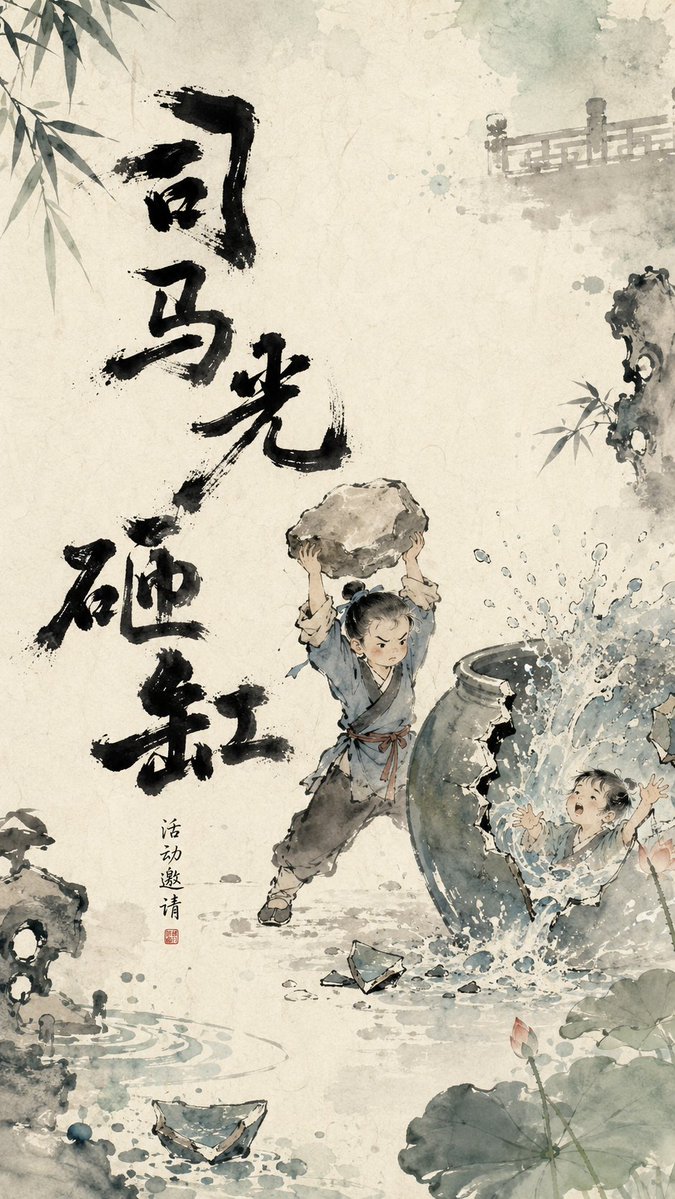 Chinese Ink Animation Poster Style