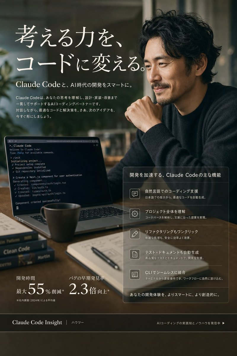 Claude Code Japanese Hero Ad