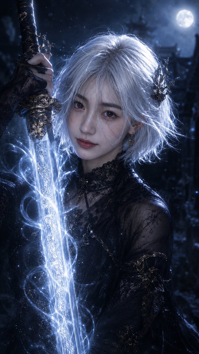 月光下的暗黑奇幻剑姬