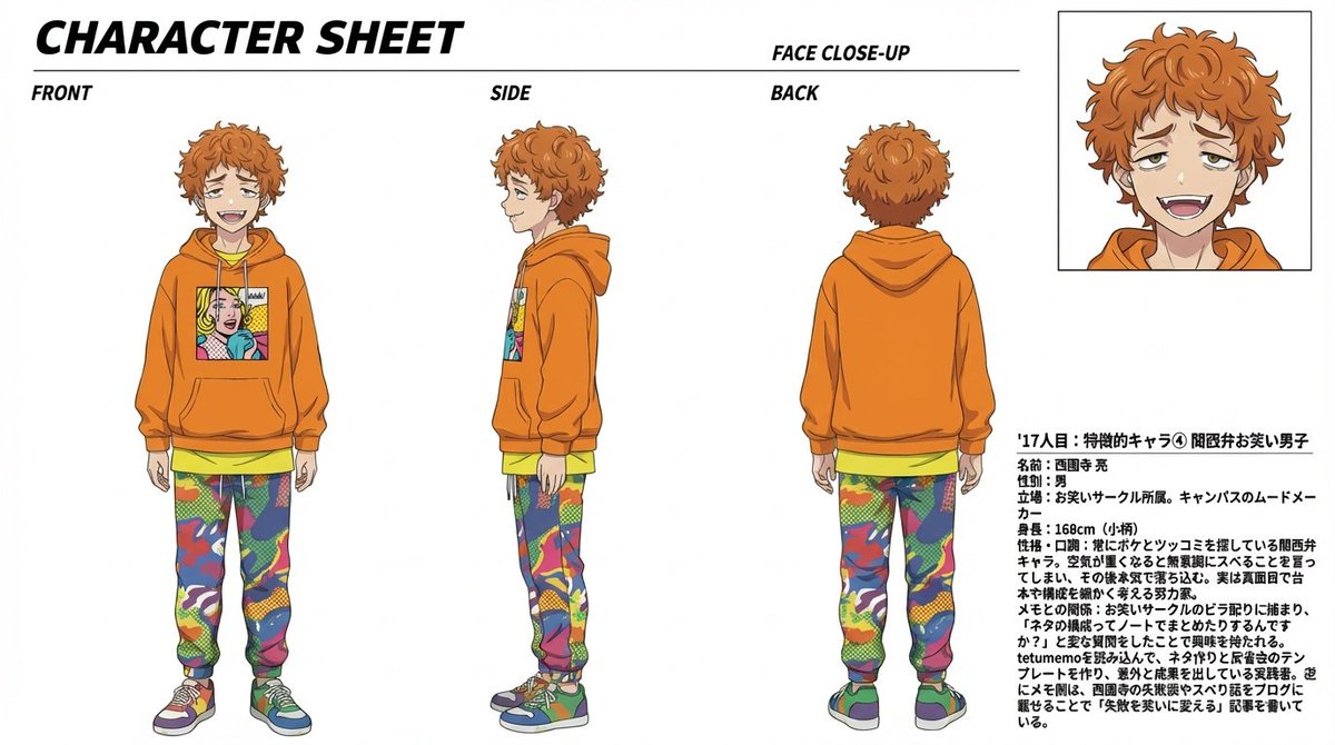 Anime Cat Girl Character Sheet example 4