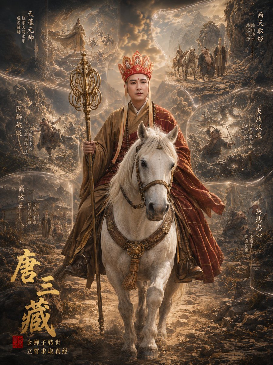 Tang Sanzang Mythic Character Poster