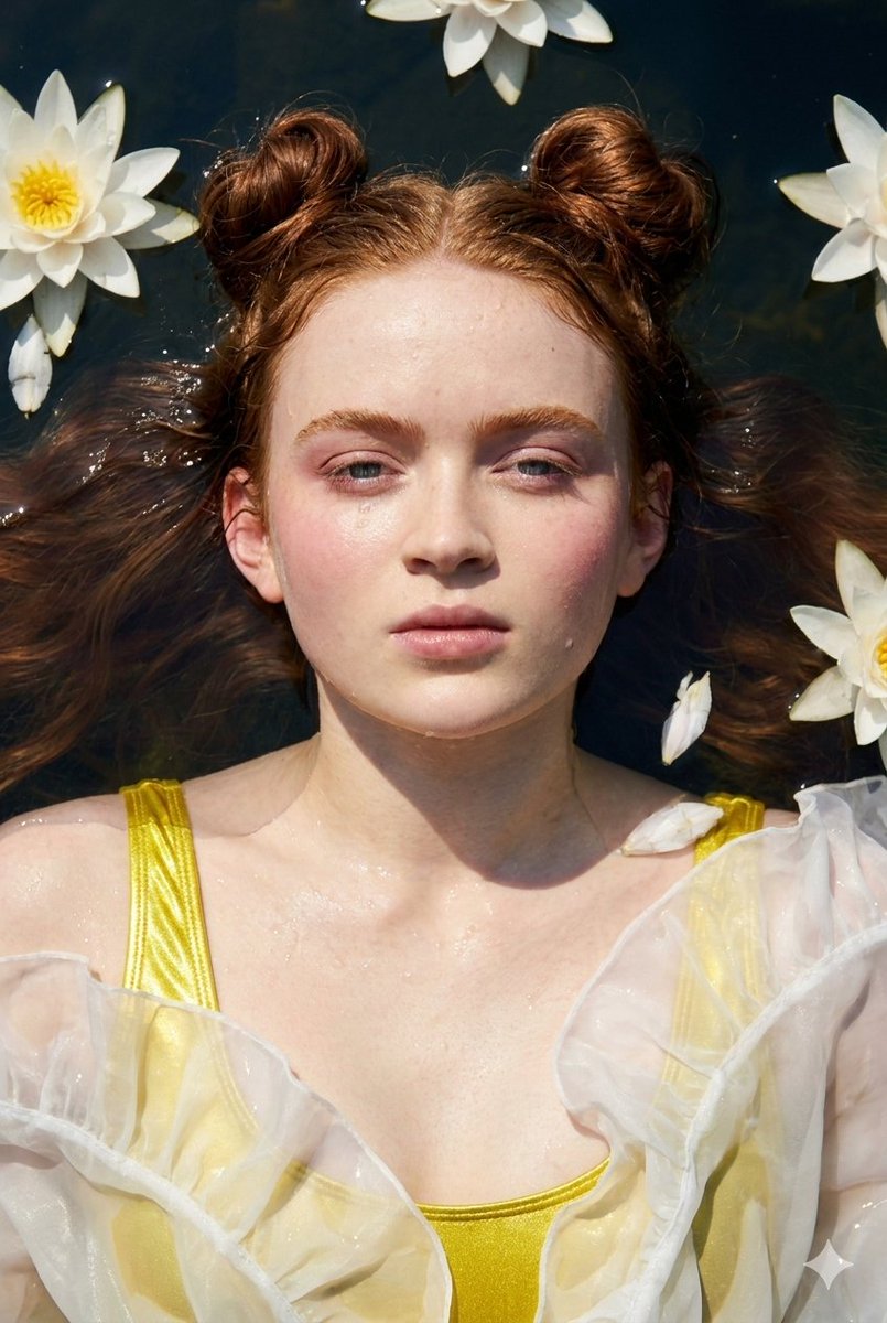 Sample output image for Ethereal Portrait Floating in Water