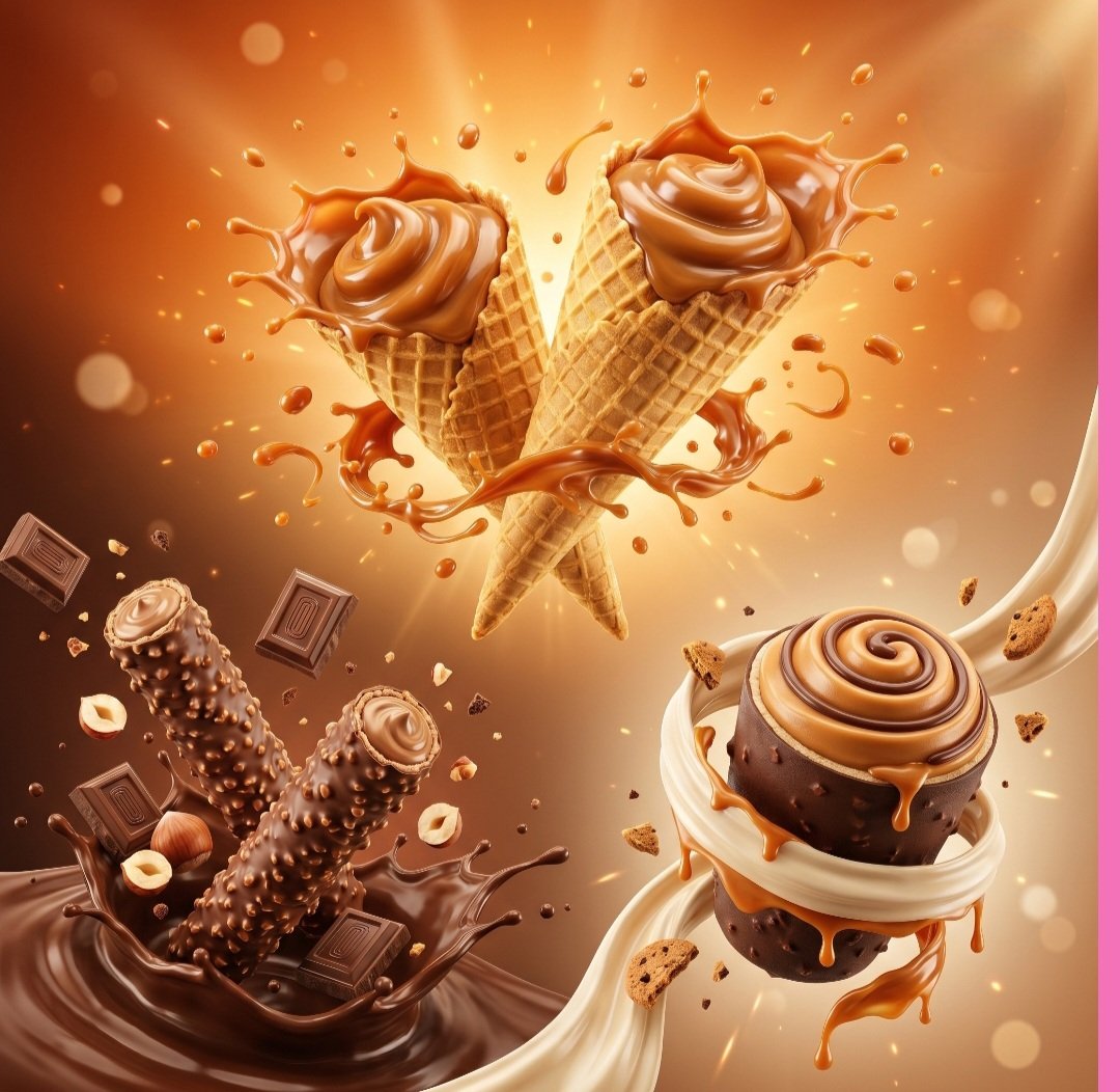 E-commerce Main Image - Premium Dessert Commercial Layout - Image 1
