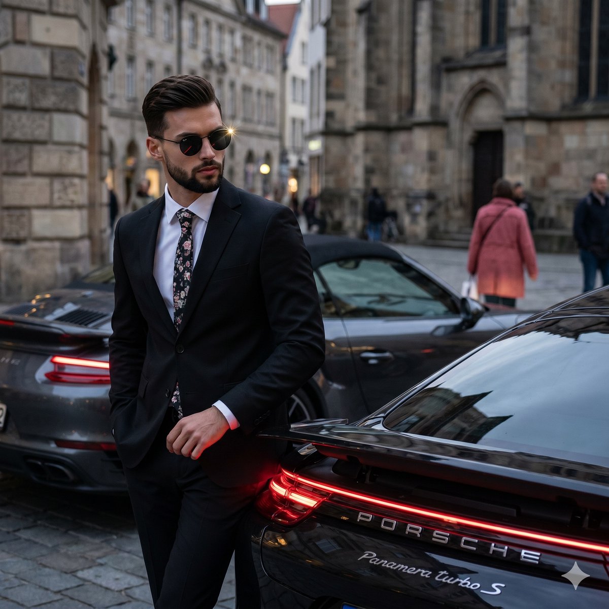 Sample output image for Luxury Car Lifestyle Photography