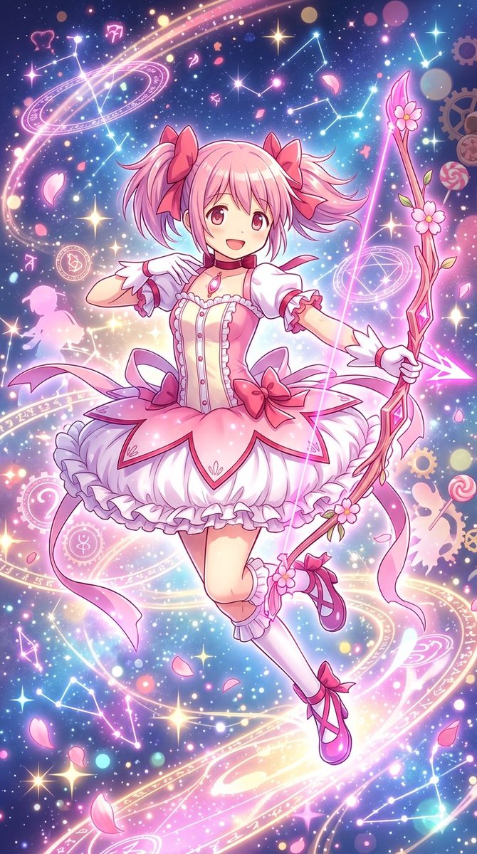 Sample output image for Anime Style Madoka Kaname Portrait