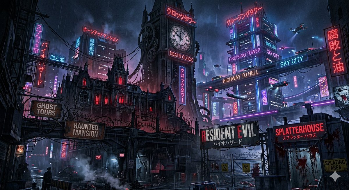 Sample output image for Cyberpunk Horror Mashup