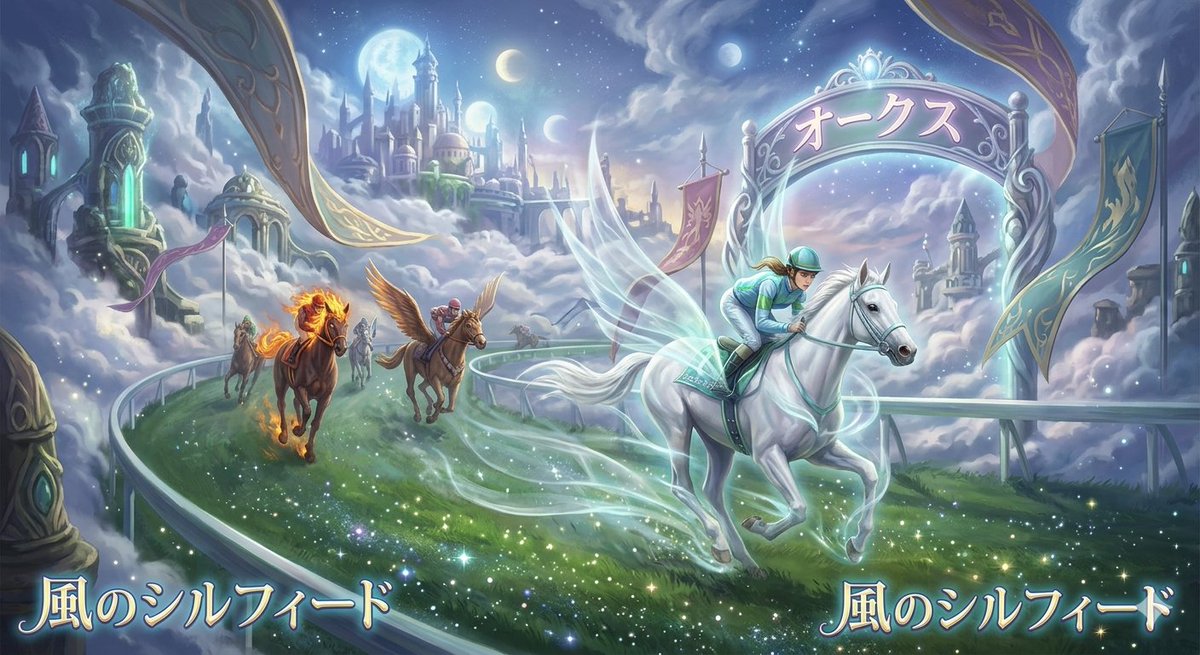Sample output image for Manga Inspired Horse Racing