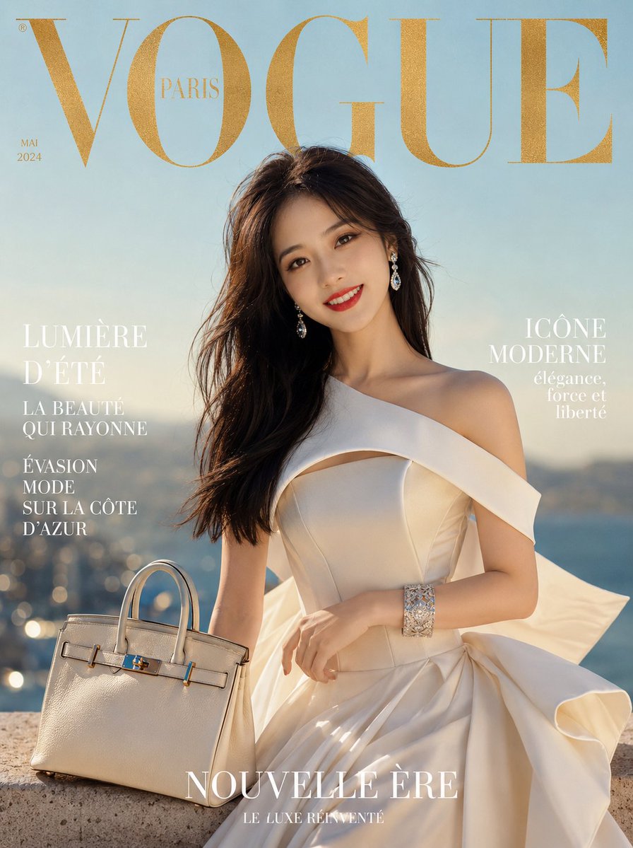 Surrealist Luxury Vogue Cover