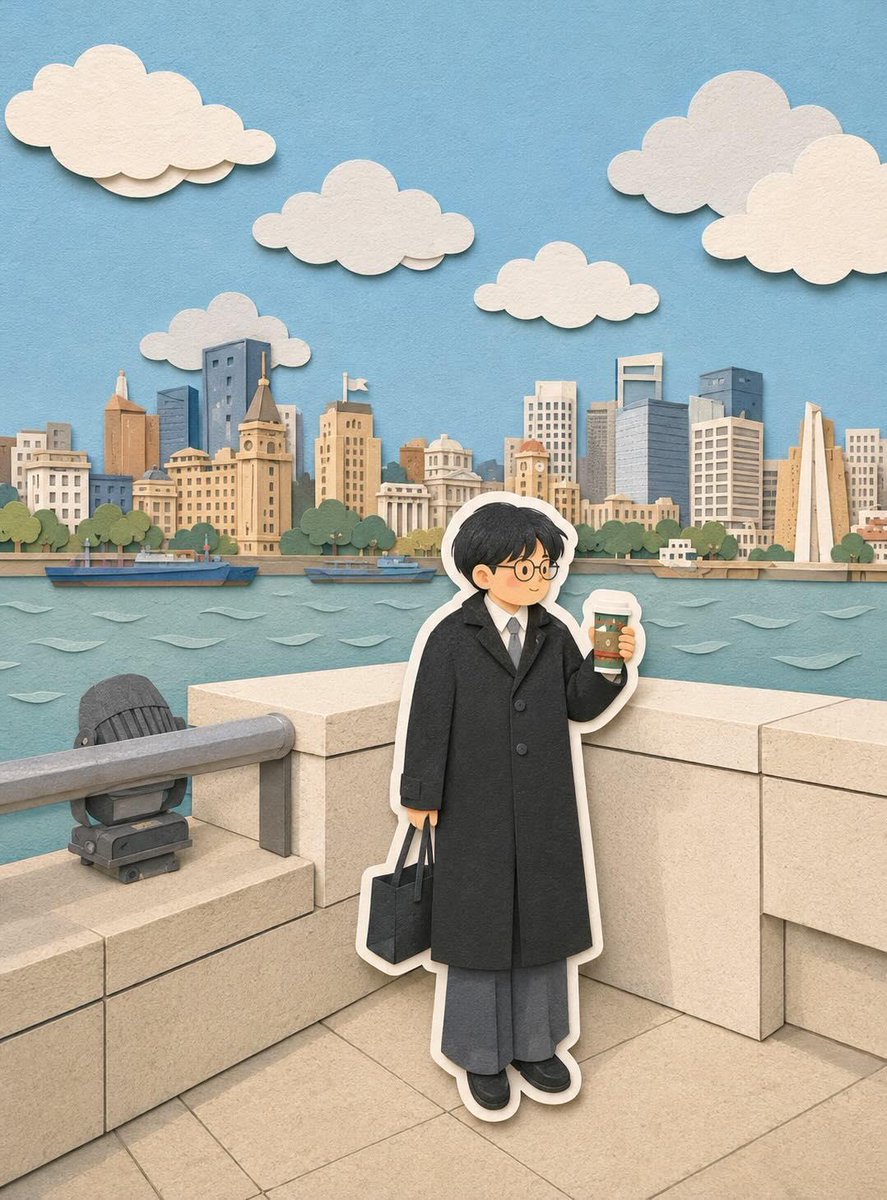 Paper-Cut Layered Illustration Style example 2