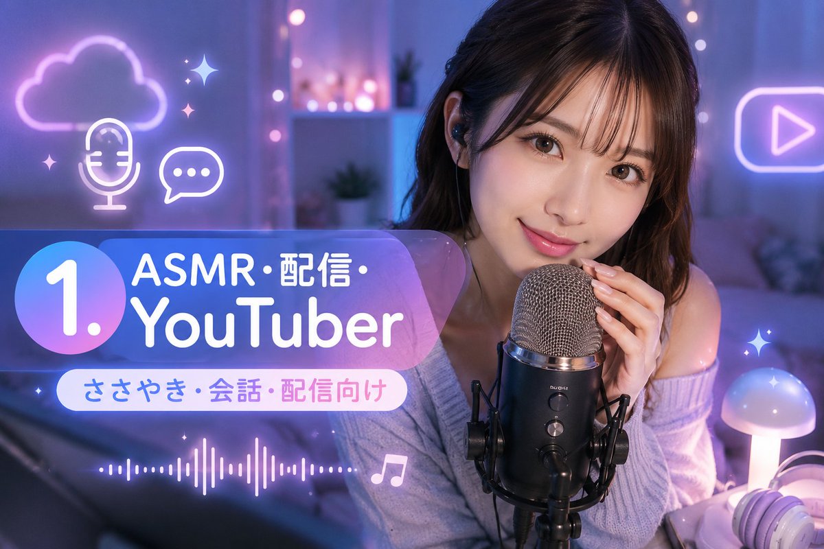 YouTube Thumbnail - ASMR YouTuber Thumbnail - Image 1